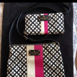 Kate Spade Victoria Crossbody and Matching Wallet Set